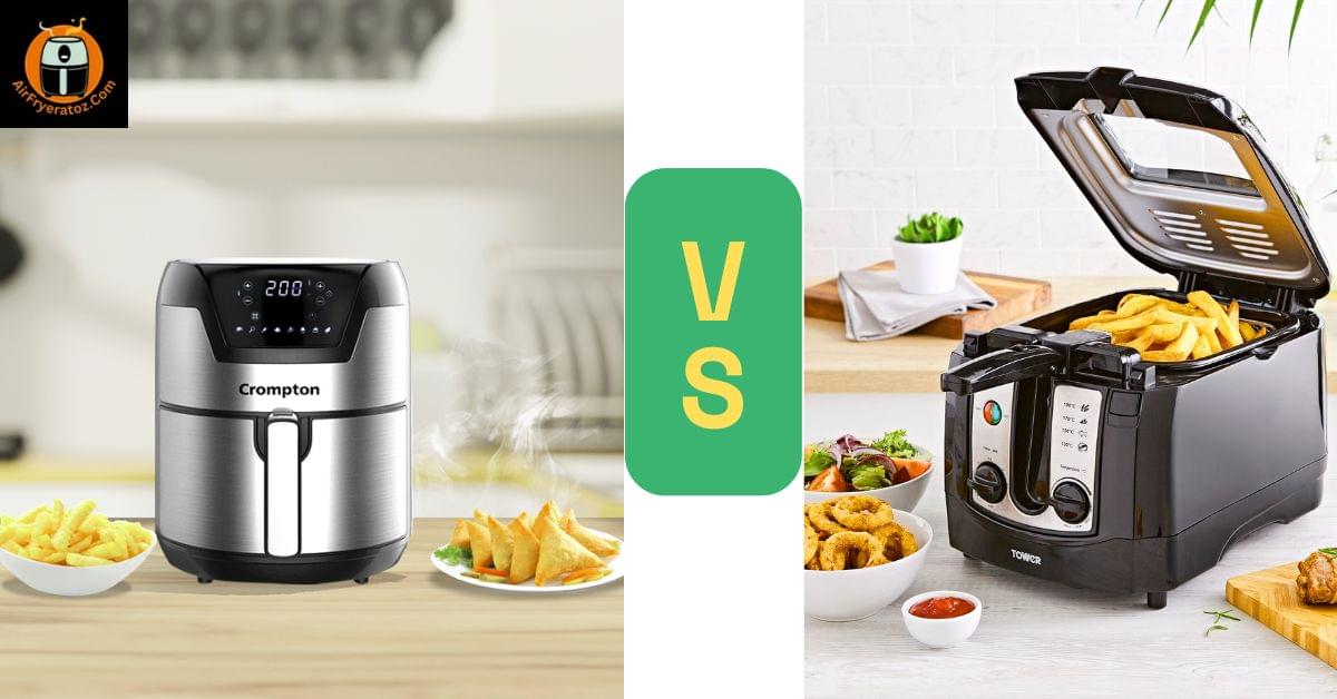 Air fryer versus deep fryer taste comparison